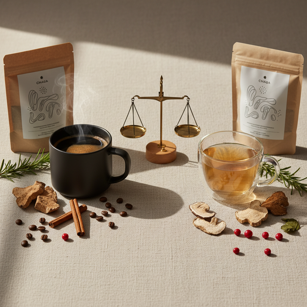Chaga coffee vs chaga tea: which should you choose?